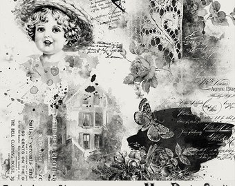 Vintage Digital Stamps And Photoshop Brushes - Enduring