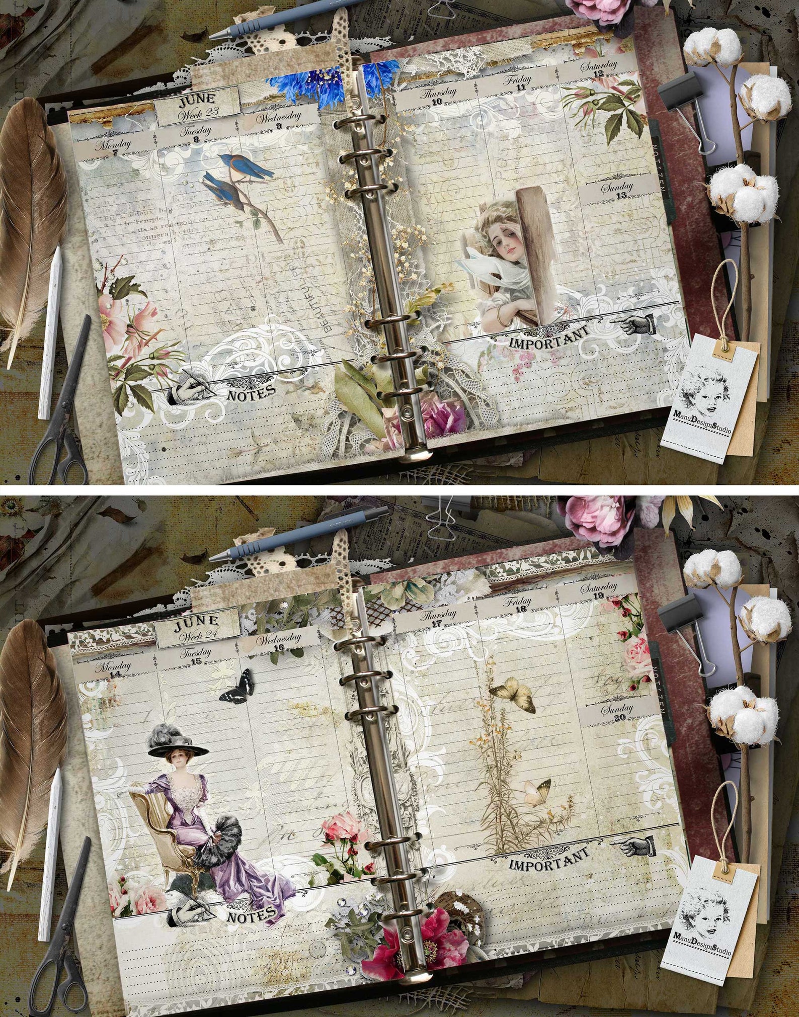 2023 Weekly Planner Refill Classic Size Franklin Covey Set Etsy