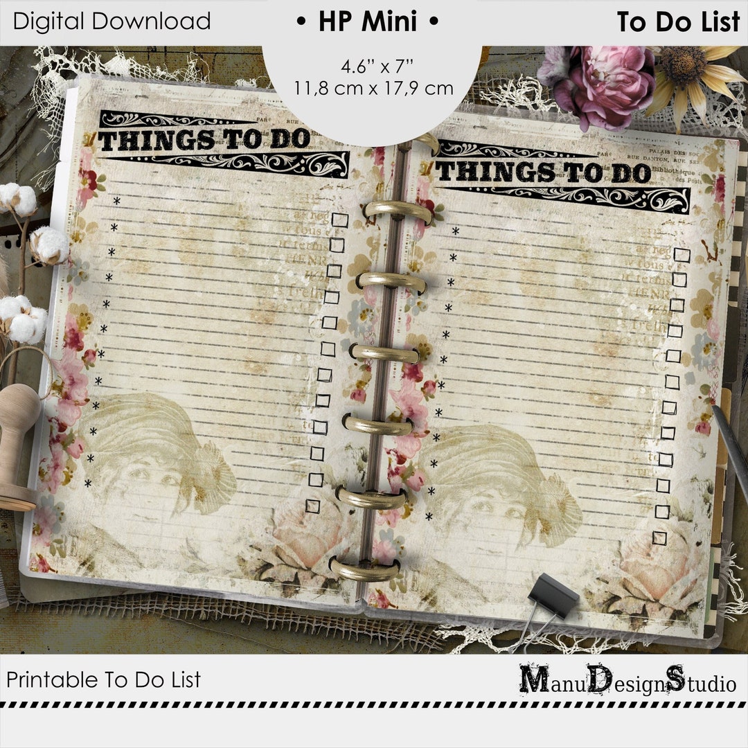 Printable to Do List for Happy Planner Mini - Etsy