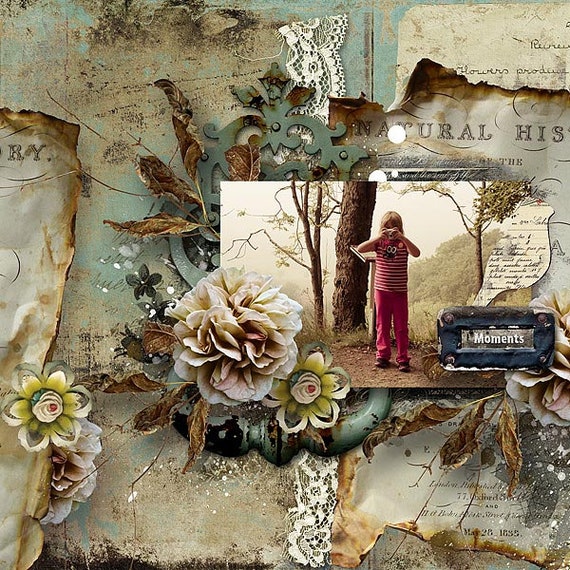 Vintage Styled Layout Tutorial for Little Birdie Crafts  Scrapbooking  layouts vintage, Beautiful scrapbook layouts, Heritage scrapbooking layouts