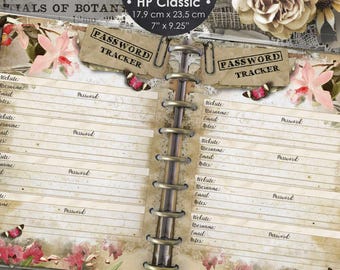 Password Tracker For Happy Planner