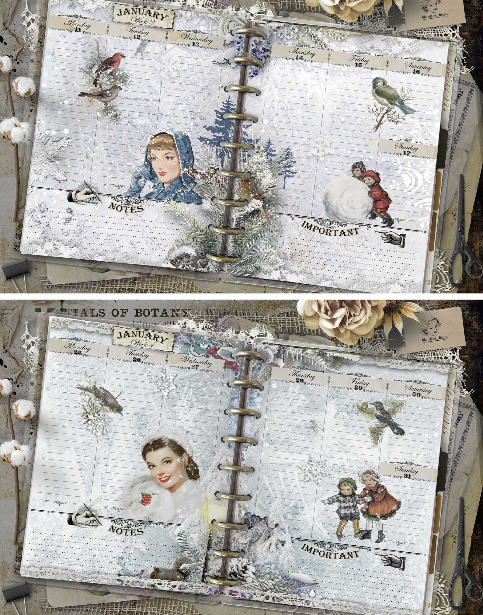 2023 Weekly Planner Refill for Classic and Big Happy Planner - Etsy