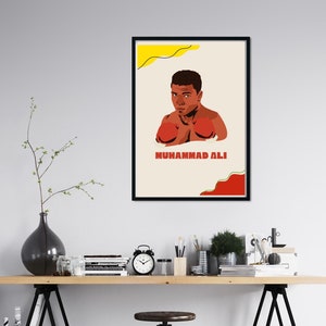 Muhammad Ali Digital Wall Art