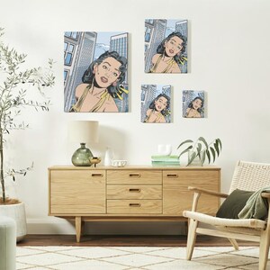Comic Book Style Digital Wall Art