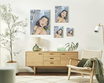 Comic Book Style Digital Wall Art