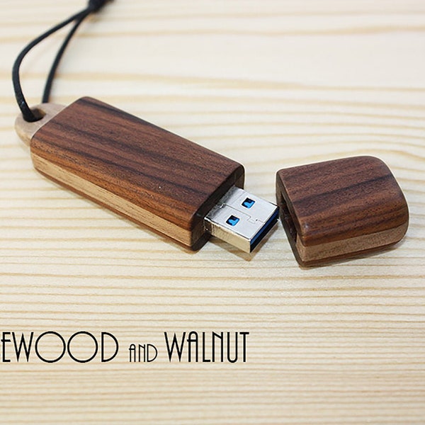 usb-Stick aus Holz,usb-Stick 32 gb - 64 gb - 128 gb,usb-Stick aus Holz mit Namen, usb-Stick,verschiedene Holzarten,handgefertigter USB-Stick