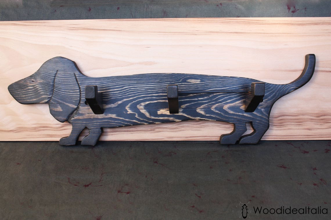 Salsiccia Cane Patch Ferro Su Cucito Sul Bassotto Ricamato Badge - Foto 2