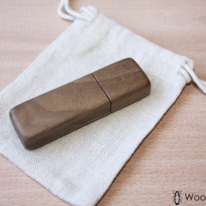 USB-Stick in europäischen Nussbaumholz, Holz Pendrive, usb raffinierten Holz, Holz Geschenkidee, USB in Italien hergestellt
