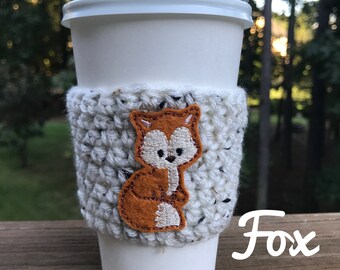 Fox Coffee Cozy/Two Styles