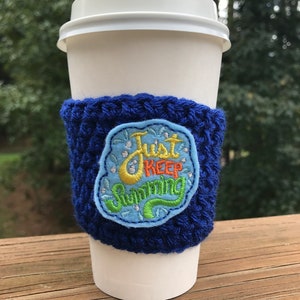 Just Keep Swimming Coffee Cozy