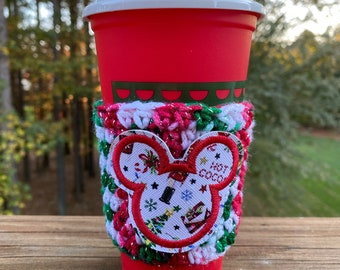 Holiday Mr Mouse Coffee Cozy