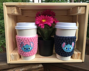 Stitch Inspired Coffee Cozy