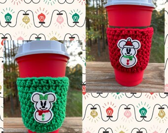 Mr and Mrs Snowmouse Coffee Cozies