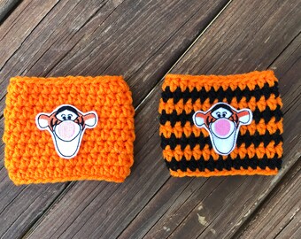 Tigger Inspired Coffee Cozy