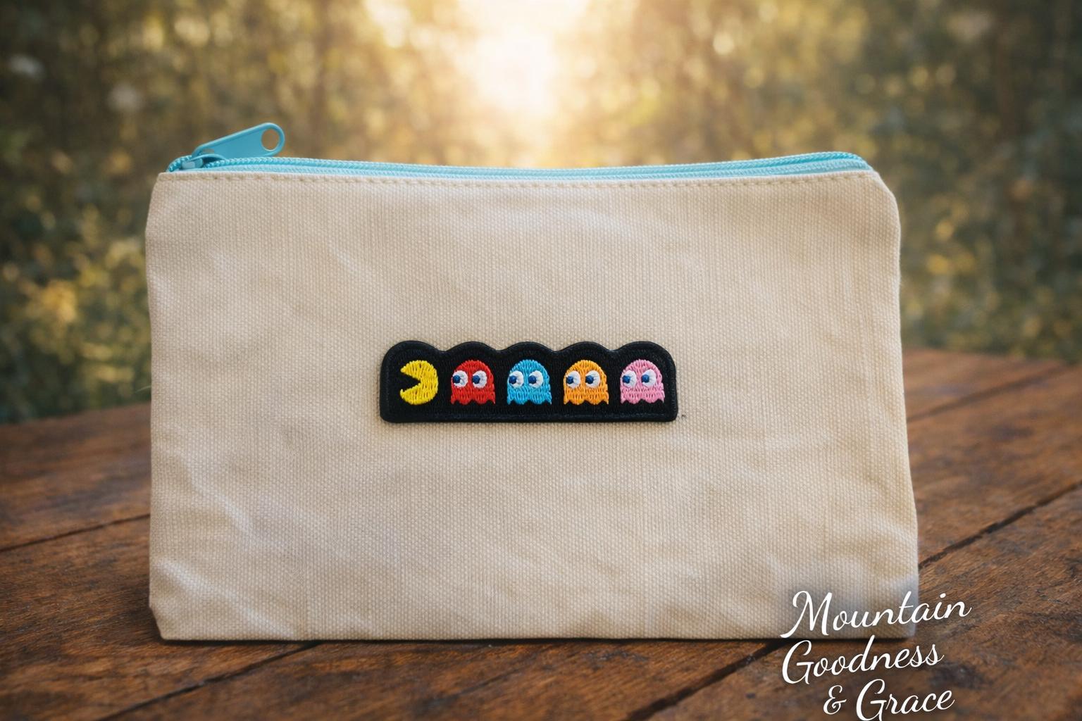 Pacman Zipper Pouch - Etsy
