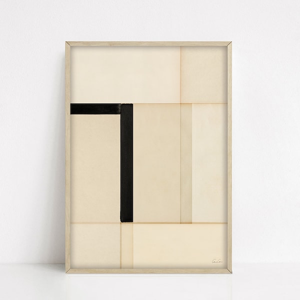 Black Cream Wall Art Etsy