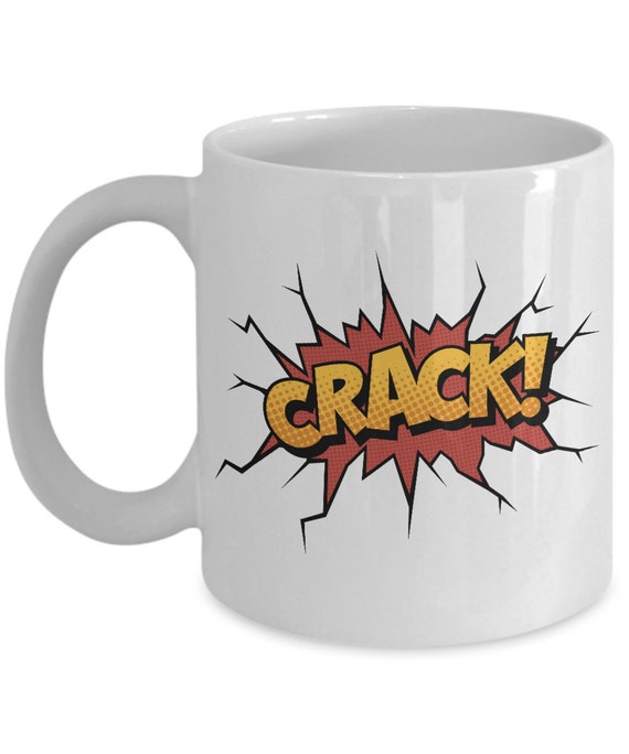 Comic Strip Crack Kaffeebecher Teetasse Neuheit Comic Buch Etsy