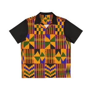Men&#39;s Kente Shirt All Over Print