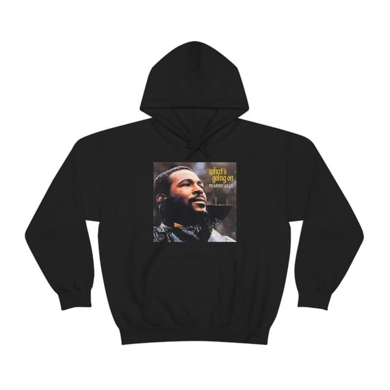 Marvin Gaye Hoodie what's Goin On Unisex Heavy Blend Hooded