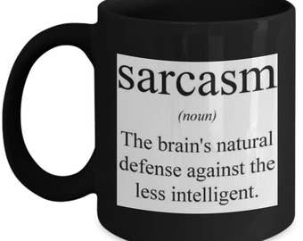 Sarcasm Definition Coffee Tea Funny Novelty Mug