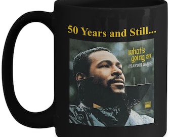 Coffee Mug Marvin Gaye Throwback Tea Cup Social Justice Civil Rights