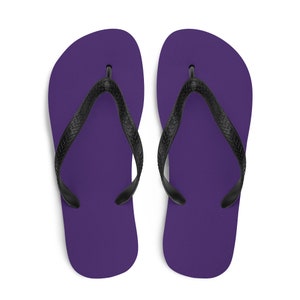 Lila Lustiges Geschenk für Familie Geschenk Lila Flip Flops Flip-Flops Freundin Frauen Männer