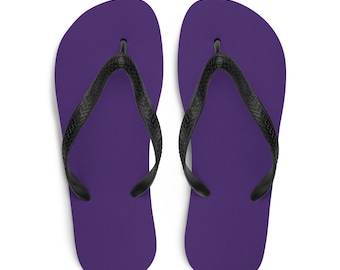 Purple Fun Gift for Family Gift  Purple Flip Flops Flip-Flops Girlfriend Women Men