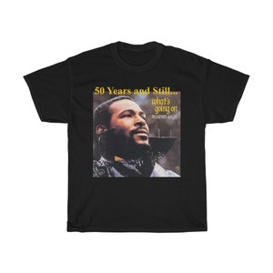What&#39;s Going On Throwback Unisex Heavy Cotton Tee Soul Statement Shirt Civil Rights BLM