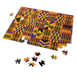 Kente Cloth 252 Piece Jigsaw Puzzle