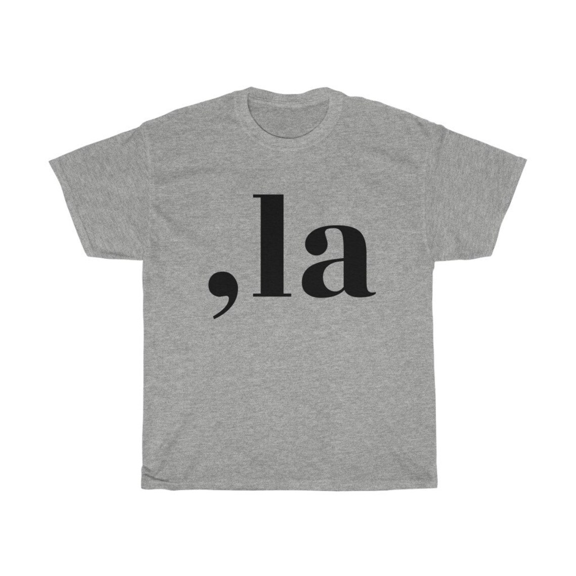 comma la t shirts