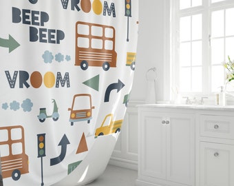 Car Shower Curtain Etsy