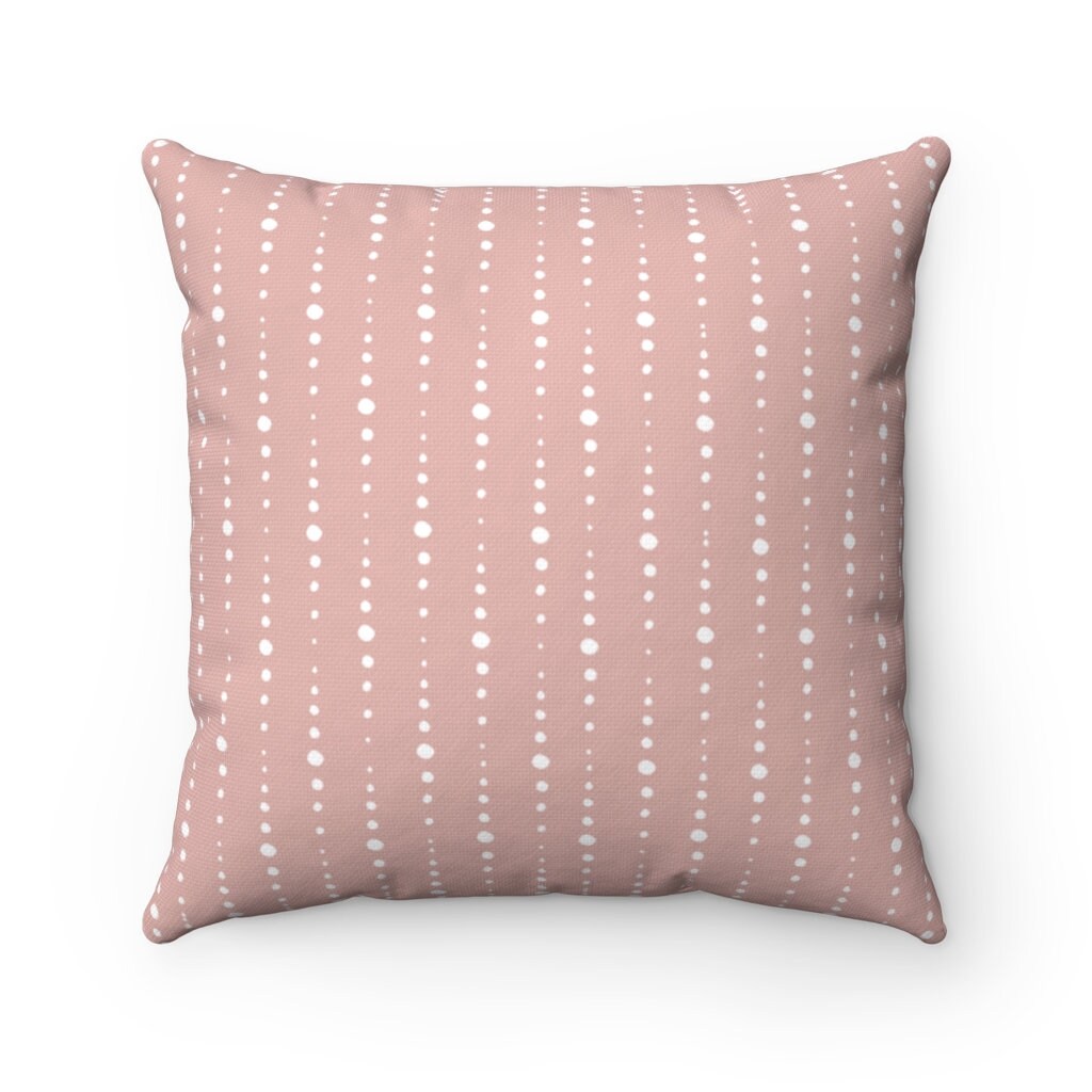 Pink Farmhouse Pillow Covers 20x20 Boho Farmhouse Pillow Etsy