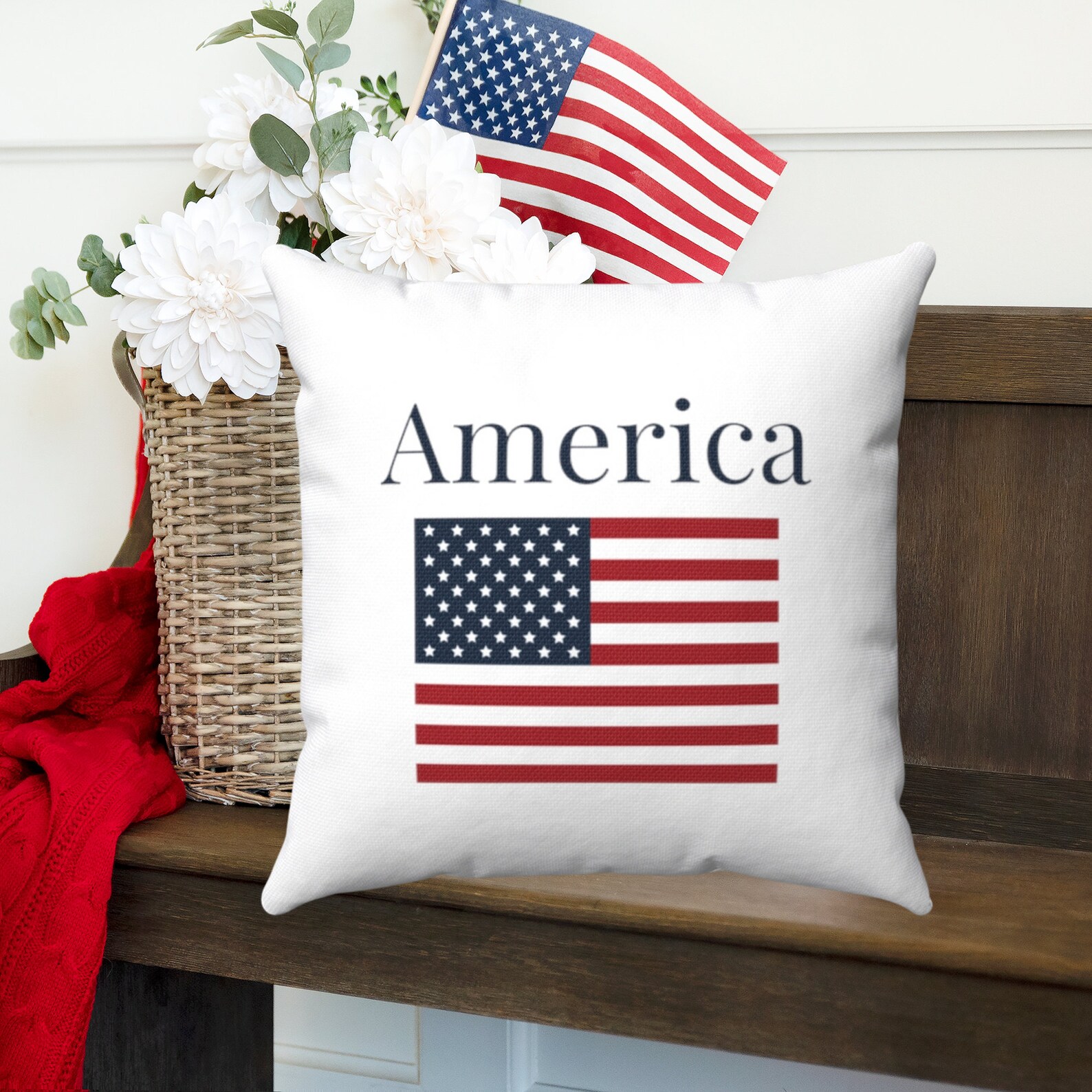 4th of July Pillows Americana Decor Patriotic Pillows Etsy