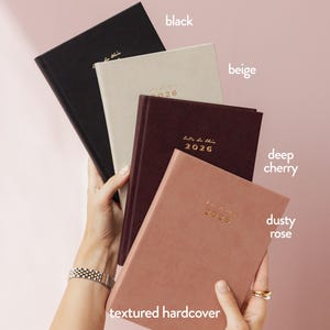 2026 Vertical Weekly Planner/A5 Weekly diary for goal-setting/habit-tracking/to-do's/Personalised Planner/gift image 4