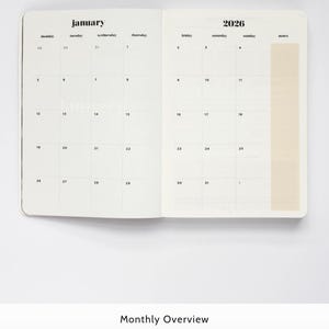 2026 Vertical Weekly Planner/A5 Weekly diary for goal-setting/habit-tracking/to-do's/Personalised Planner/gift image 10