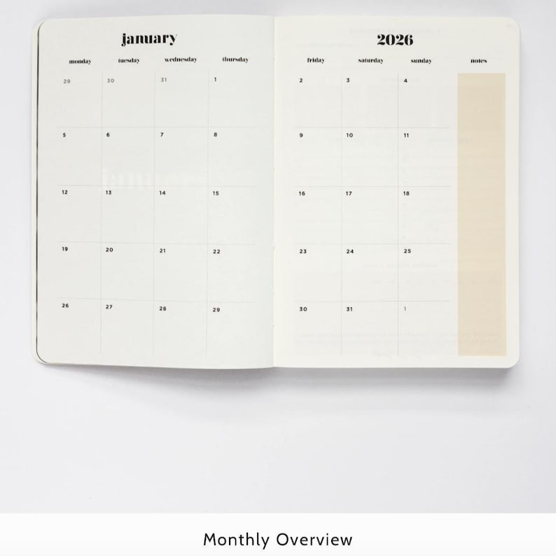 2026 Vertical Weekly Planner/A5 Weekly diary for goal-setting/habit-tracking/to-do's/Personalised Planner/gift image 10