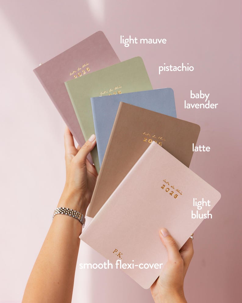 2026 Vertical Weekly Planner/A5 Weekly diary for goal-setting/habit-tracking/to-do's/Personalised Planner/gift image 5