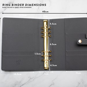 Undated Personalised Ring Binder LIFESTYLE Planner/Weekly Planner/Organiser for goal-setting/habit-tracking/personalised planner/gift image 9