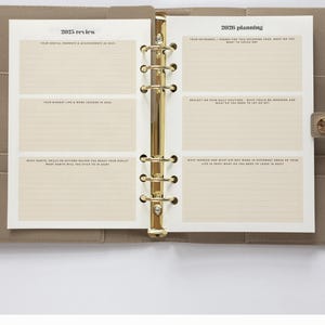 2026 VERTICAL planner INSERT PACK for ring binders and organisers /A5 inserts image 4