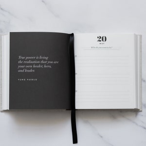 TODAY 3-year reflection journal for mindfulness/reflection and journaling/ personalised gift image 4
