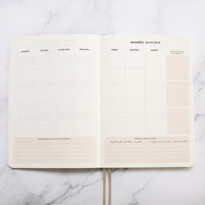 Inspirational WEEKLY LIFESTYLE PLANNER/ Undated diary for goal-setting, habit-tracking, productivity, to-do lists Personalised planner image 7