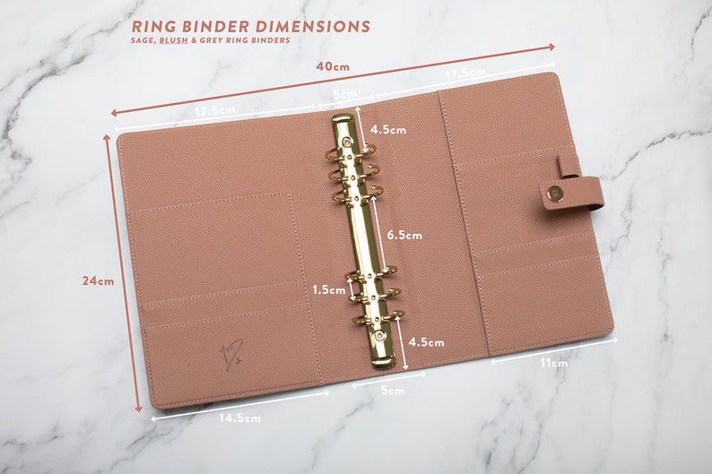 PERSONALISED RING BINDER/ A5 Organiser/ Agenda/ 6 Ring Etsy