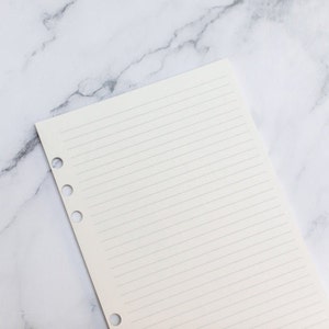 Pacote de encartes A5 LINDAS para fichários/pacote de notas/encartes A5
