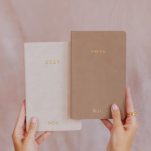 OUTLET - 2026 Minimalplaner/Wochenplaner/Tagebuch für Ziele-Setting/Aufgaben/Listen/personalisierter Planer/Geschenk
