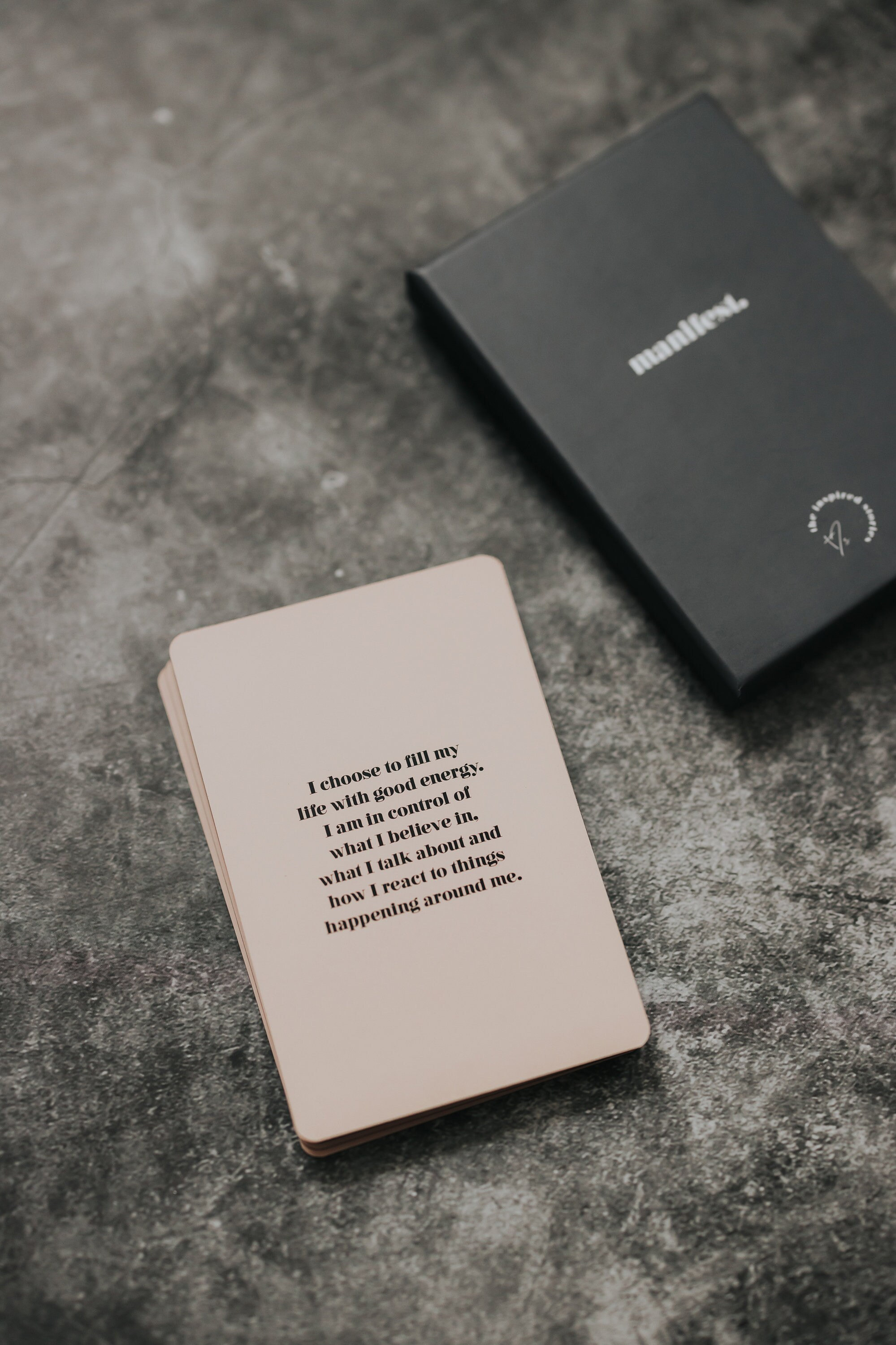 MANIFEST/affirmation card set/positive affirmations/inspirational card set/gift