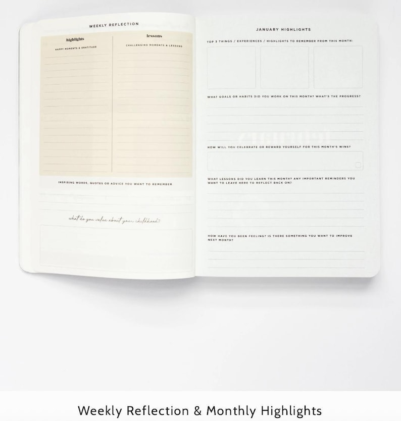 2026 Vertical Weekly Planner/A5 Weekly diary for goal-setting/habit-tracking/to-do's/Personalised Planner/gift image 12
