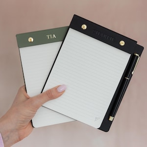 BLOC-notes rechargeable avec un stylo assorti/Bloc-notes rechargeable personnalisé/Pièce jointe pour stylo magnétique/Cadeau personnalisé