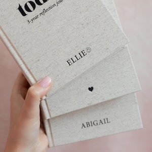 TODAY - 3-year reflection journal for mindfulness/reflection and journaling/ personalised gift