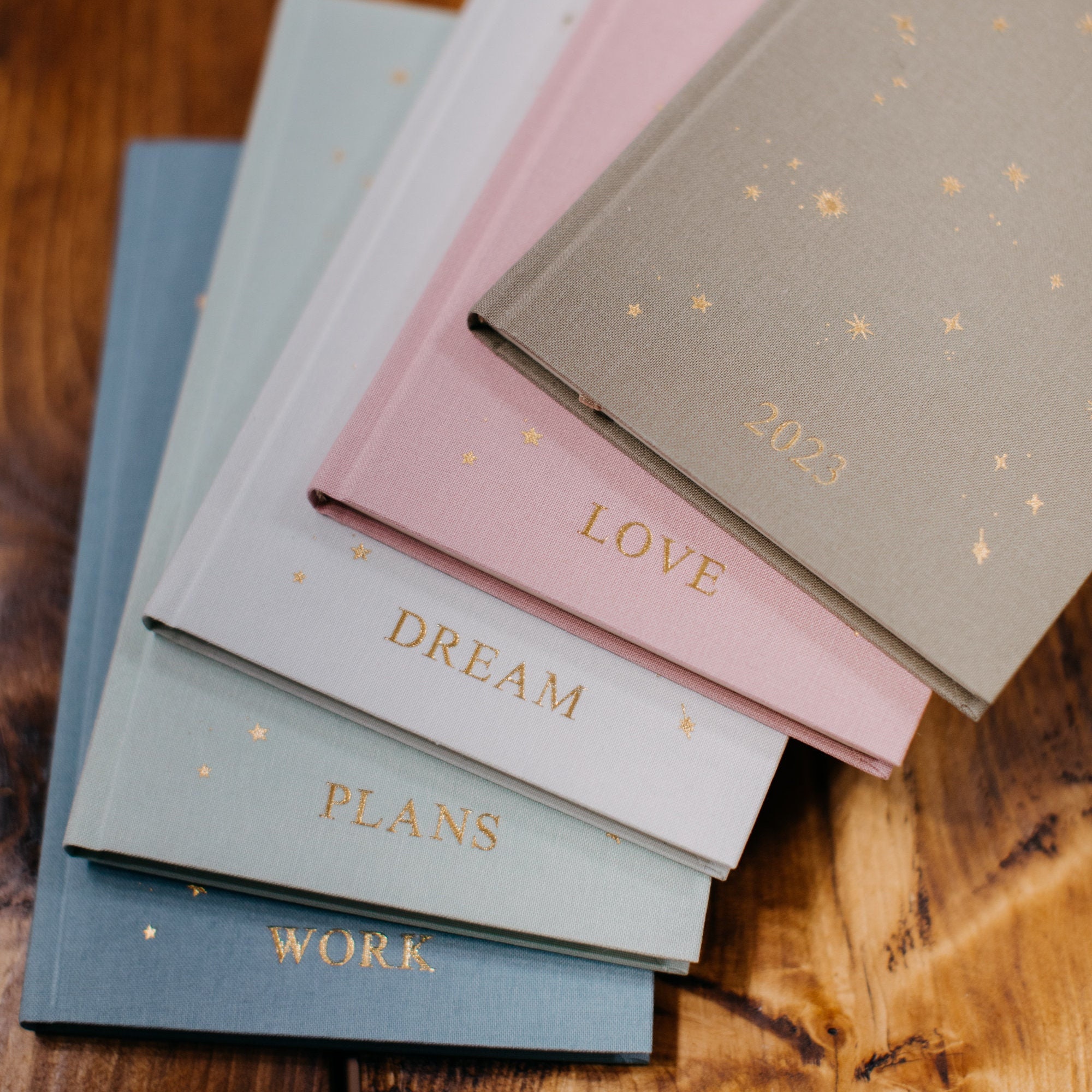 STARRY LINED NOTEBOOK/ Hardback cover personalised notebook/Personalised gift/ Custom notebook