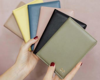 Personalised PASSPORT HOLDER/Travel accessory/organiser/leather case/honeymoon personalised gift